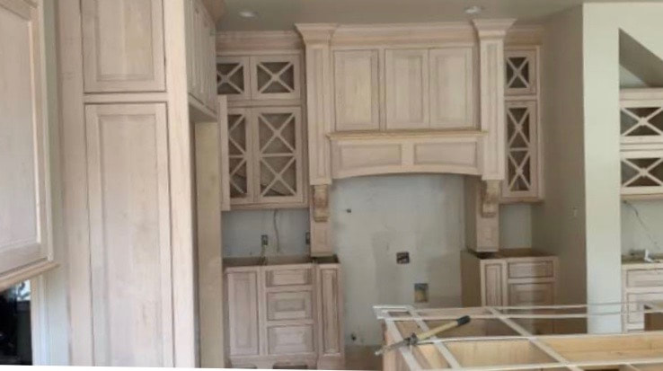 cabinets in living room